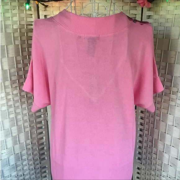 Vtg HSN Roam New York Pink Floral Top Size M  Vintage  New - Picture 4 of 9